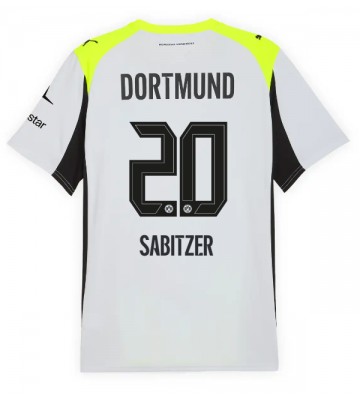 Lacne Muži Futbalové dres Borussia Dortmund Marcel Sabitzer #20 2025-26 Krátky Rukáv - Preč